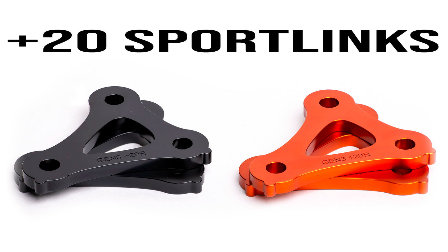 SPORT LINK +20 - Suspension links for Gens 3-4 KTM 1290 & 1390 Super Duke R,RR, EVO