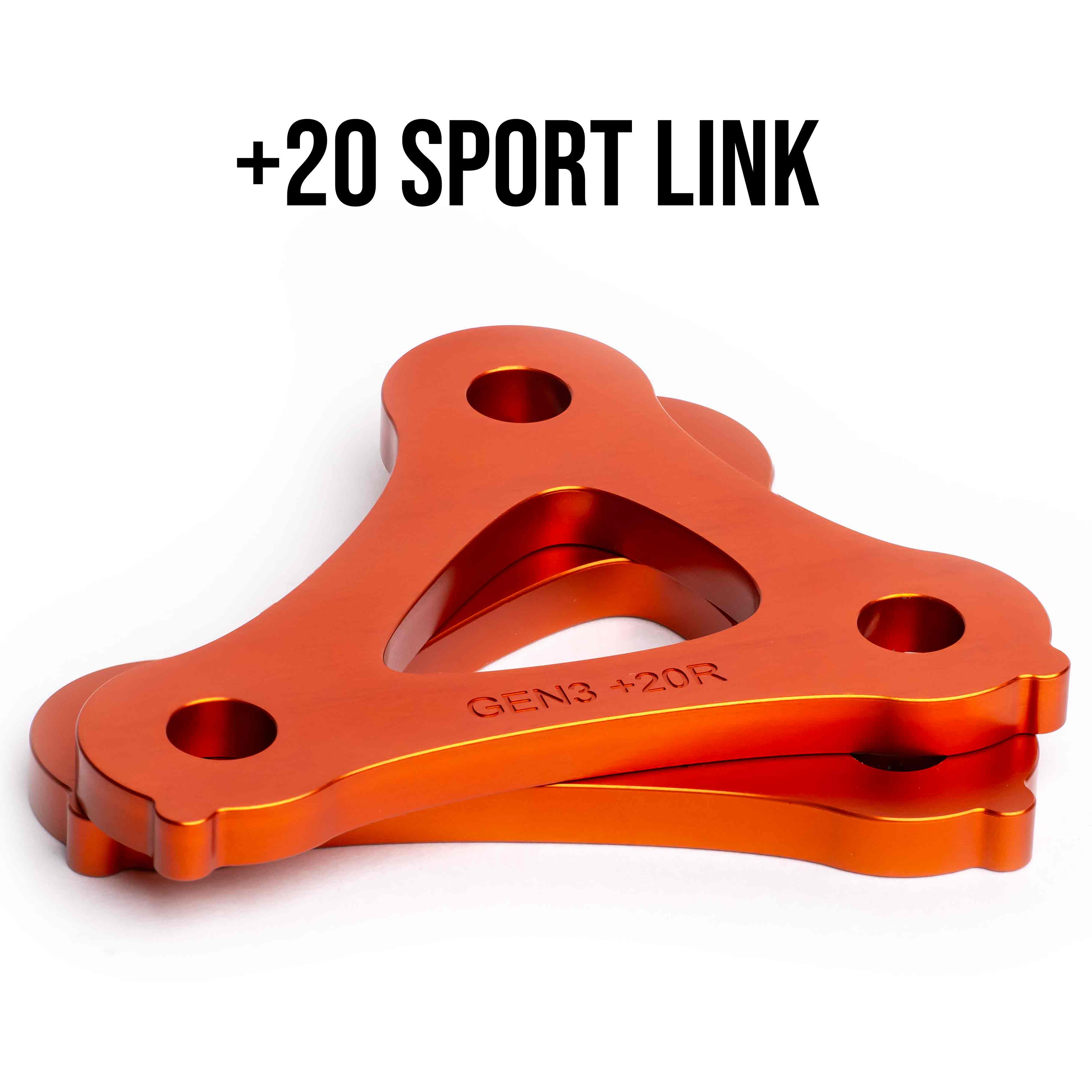 SPORT LINK +20 - Suspension links (pair) adding 20mm ride height for K