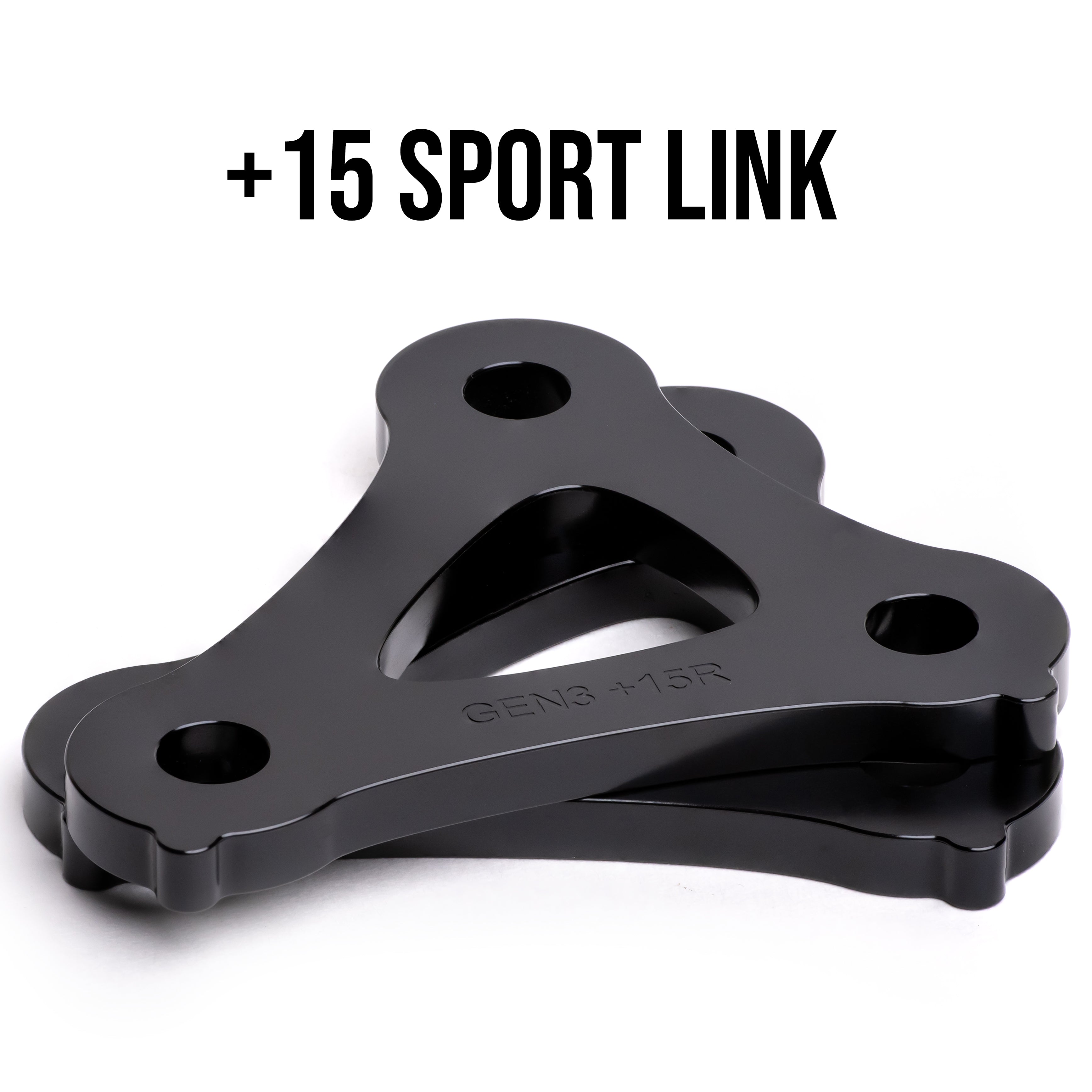 SPORT LINK +15 - Suspension links (pair) adding 15mm ride height for KTM  1290 Super Duke R