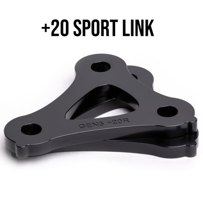 SPORT LINK +20 - Suspension links (pair) adding 20mm ride height for KTM 1290 Super Duke R,RR, EVO Gen3